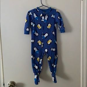 12 month old Pj footie Onsies (8 total)